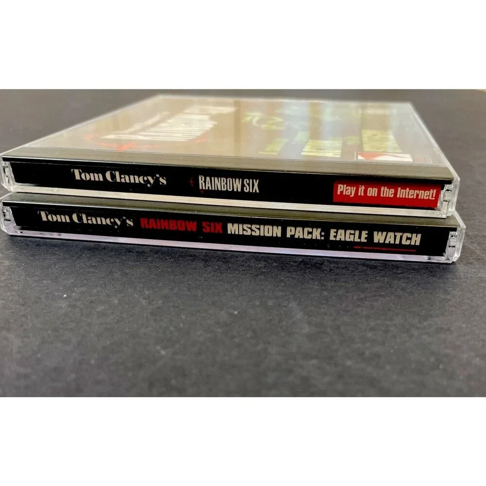 Tom Clancy's Rainbow Six & Rainbow Six Mission Pack: Eagle Watch Lot of 2 PC